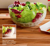 Saladeira ice com base para gelo