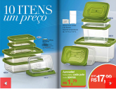 Conjunto 10 potes moduláveis